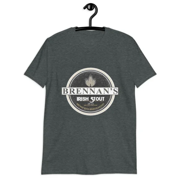 Brennan's Badge Short-Sleeve Men's T-Shirt - Image 3