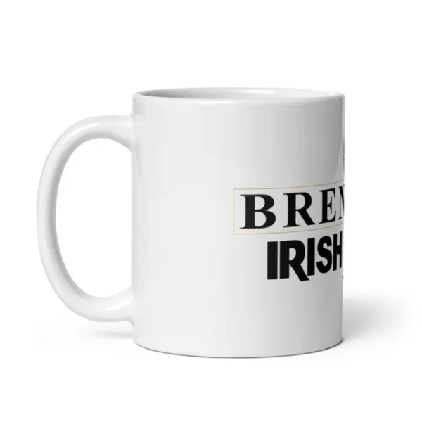 Brennan's White Glossy Mug - Image 4