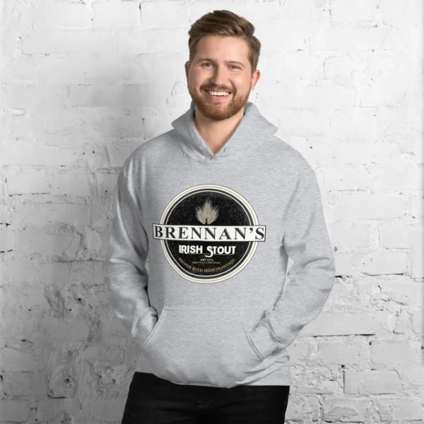 Brennan's Badge Men's Hoodie - Image 3