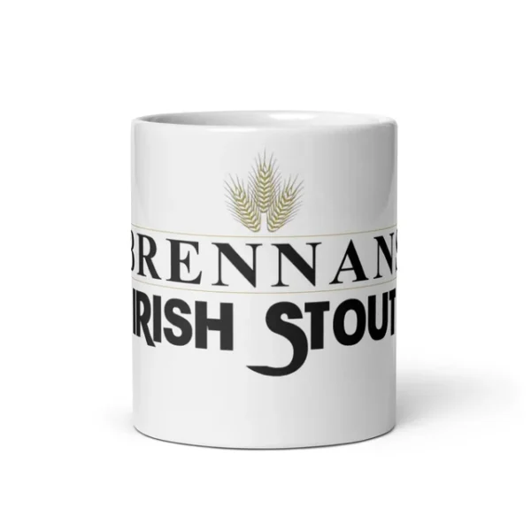Brennan's White Glossy Mug - Image 5