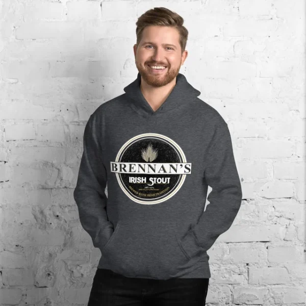 Brennan's Badge Men's Hoodie - Image 2