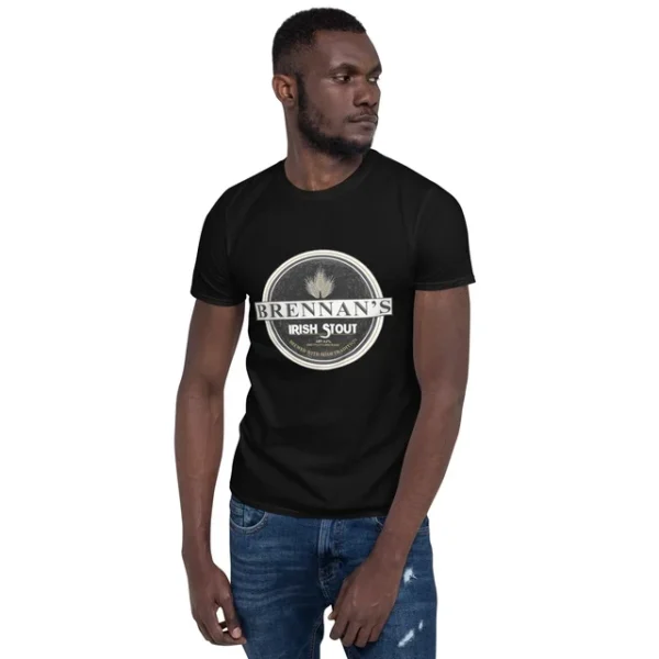 Brennan's Badge Short-Sleeve Men's T-Shirt - Image 2
